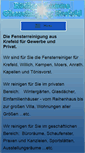 Mobile Screenshot of glasreinigung-lumma.de