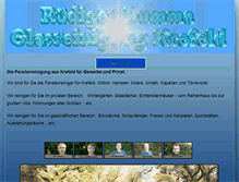 Tablet Screenshot of glasreinigung-lumma.de